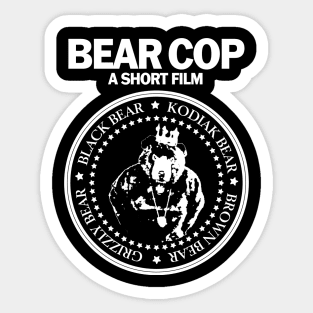 Bear Cop - Band Shirt Sticker